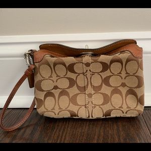 Coach Turnlock Wristlet